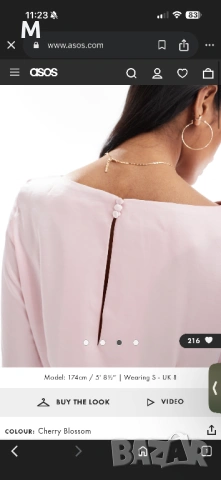 Бледо розова Рокля Vero Moda, снимка 2 - Рокли - 53537891