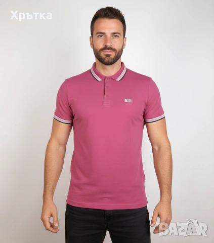 Hugo Boss Paddy - Оригинална мъжка тениска с яка размер M