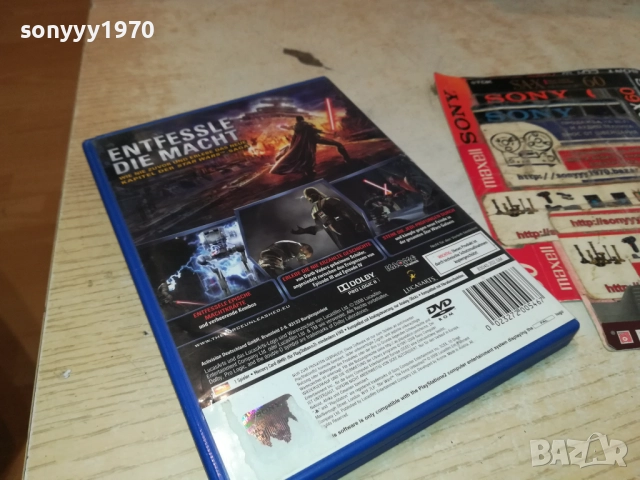 SONY PS2 GAME STAR WARS FORCE 2511251616, снимка 9 - PlayStation конзоли - 52537904