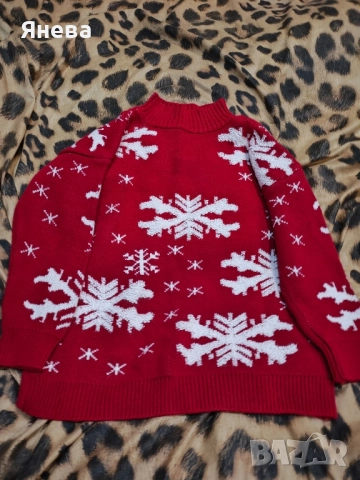 Дамски пуловер , снимка 2 - Блузи с дълъг ръкав и пуловери - 52030839