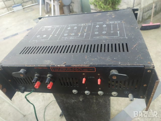 Работещ усилвател от Съветската епоха - Fusion PAA 600, снимка 3 - Ресийвъри, усилватели, смесителни пултове - 52134252
