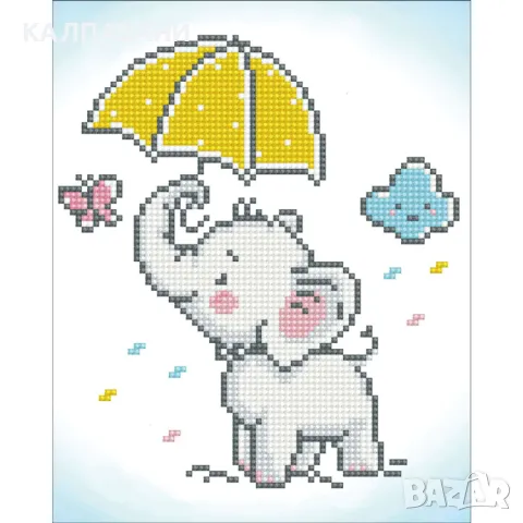 Diamond Dotz Диамантен гоблен Baby Brollie 2287 диаманта DD3028, снимка 1 - Рисуване и оцветяване - 48992437