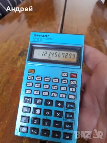 Стар калкулатор Sharp EL-506H, снимка 3 - Други ценни предмети - 49922853