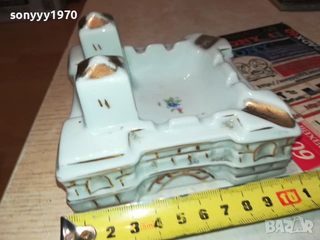 ПЕПЕЛНИК-ПОРЦЕЛАН КРЕПОСТ С МАРКИРОВКА 2207250948LCHERY, снимка 4 - Антикварни и старинни предмети - 51100650