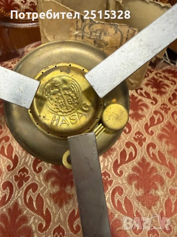 старинен немски бензинов котлон, снимка 3 - Антикварни и старинни предмети - 53233734