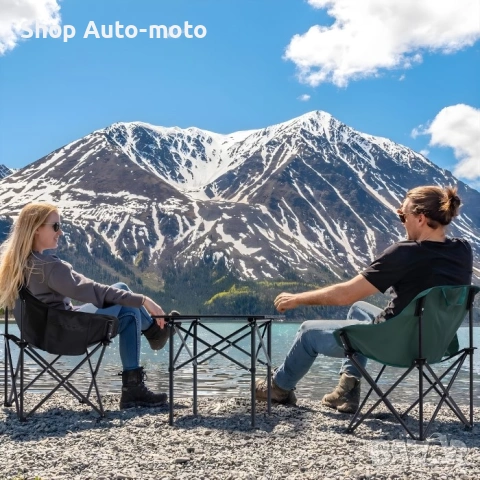 Къмпинг маса–преносима сгъваема маса, 53.5x50x50см, снимка 3 - Къмпинг мебели - 54240748