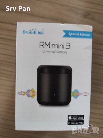 RMmini3 универсално дистанционно IR WiFi BroadLink, снимка 1 - Рутери - 45326695