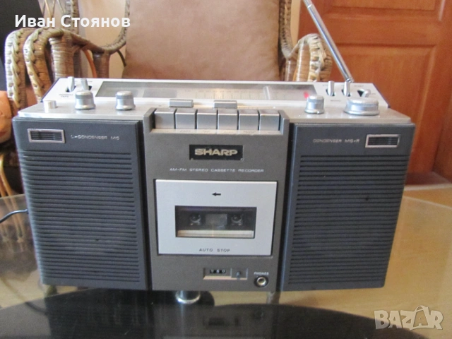 продавам радио касетофон SHARP, снимка 5 - Радиокасетофони, транзистори - 53097563
