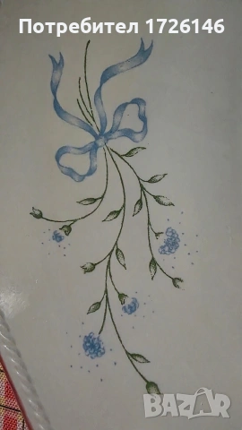 Английска порцеланова чиния Churchill Chartwell Mille Fleurs, снимка 4 - Чинии - 54043970