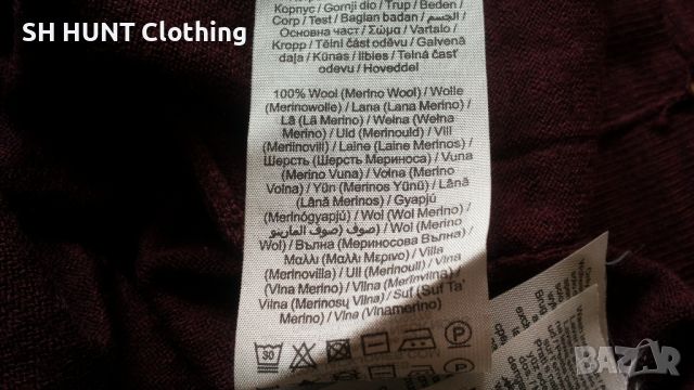 Jack & Jones 100% Super Fine Merino Wool размер L / XL блуза 100% Мерино Вълна - 1112, снимка 11 - Блузи - 46463801