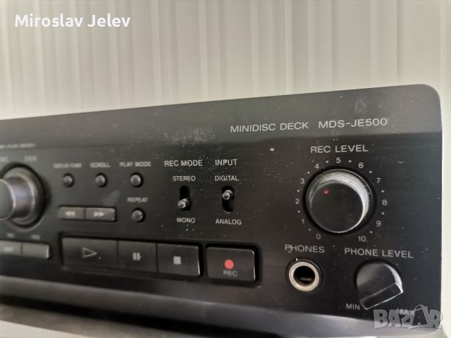 мини диск sony mds- j500 за ремонт , снимка 2 - Ресийвъри, усилватели, смесителни пултове - 45618514