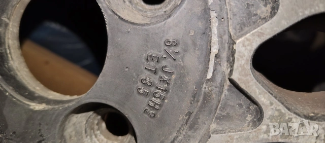 Алуминиеви 5бр. джанти 15 / 6.5j / ет35 / 5x114.3 PCD, снимка 10 - Гуми и джанти - 50300959