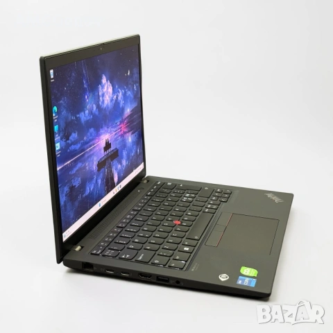 14’ FHD+IPS 500nits/i7-1360p/Thinkpad P14s g4/Nvidia RTX A500/32GB LPDDR5x/512GB SSD/Гаранция, снимка 4 - Лаптопи за работа - 54228900