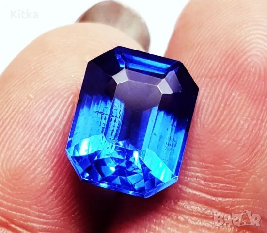 Сертифициран натурален танзанит 9.20 ct., снимка 1 - Други - 46254933