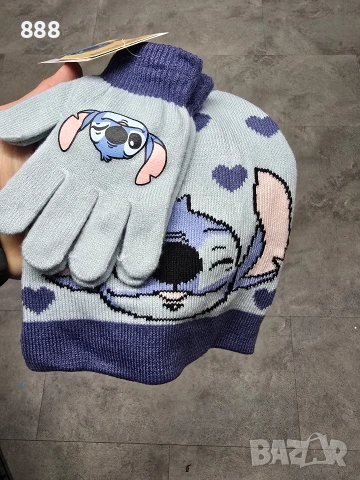 детски ръкавици и шапки Lilo and Stitch 