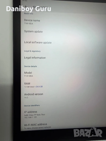 Огромен 14 инча Таблет BEYNIVAN Android 15 36GB RAM 256GB ROM, SIM , снимка 6 - Таблети - 53993851