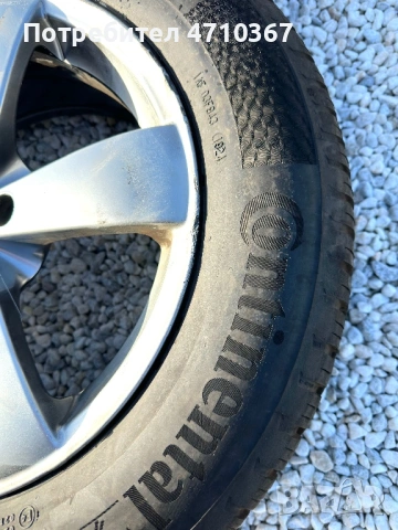 Всесезонни гуми Continental 225/65/17 дот1924, с джанти за RAV 4, снимка 4 - Гуми и джанти - 53843529
