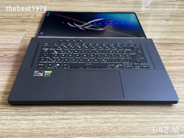 165Hz ROG Zephyrus G15`Ryzen 7 6800HS/RTX 3070Ti/16GB DDR5/512GB SSD/WQHD, снимка 4 - Лаптопи за игри - 53641823