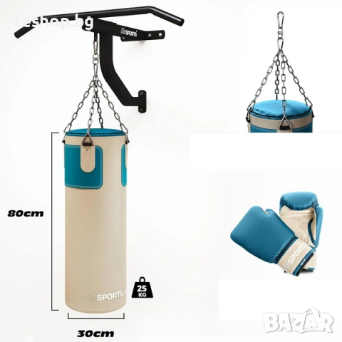 Боксов комплект чувал 25 кг с боксови ръкавици ScSports, снимка 2 - Бокс - 53741730