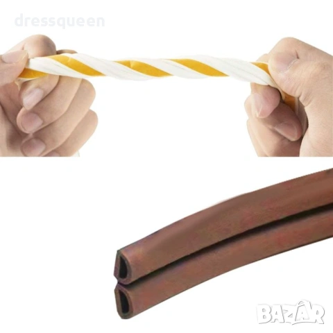 3753 D Ефективна шумоизолация и ветрозащита с бюджетна D-лента за дограма, снимка 9 - Други стоки за дома - 53824615