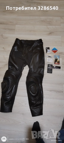 Кожен мото панталон, снимка 9 - Панталони - 52165537