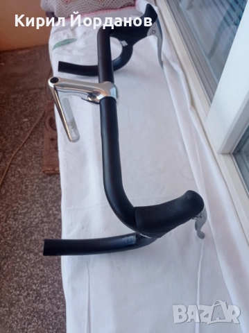 Алуминиево ретро шосейно кормило., снимка 5 - Части за велосипеди - 51594775