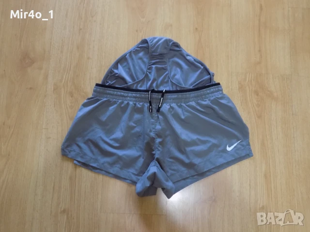 къси панталони nike running шорти гащета клин фитнес спорт крос дамски оригинал M, снимка 5 - Спортни екипи - 51288595