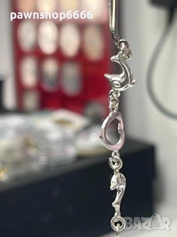 Сребърна гривна проба 925 тегло 3,63 грама , снимка 3 - Гривни - 53189106