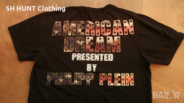 PHILIPP PLEIN MADE IN ITALY T-Shirt размер М - L мъжка тениска 9-41, снимка 10 - Тениски - 52794369