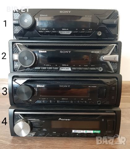 CD плеъри Pioneer и SONY с Bluetooth, USB,AUX и CD, снимка 1 - Ресийвъри, усилватели, смесителни пултове - 46575142