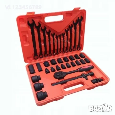 Гедоре с ударни ковани вложки WMC 37 части, на 1/2”