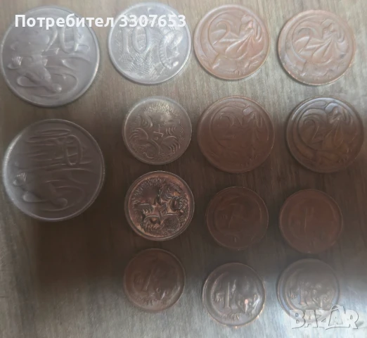 монети Австралия 14бр