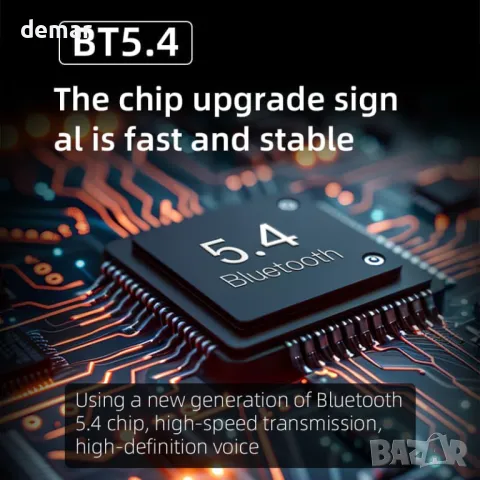 Ултра отворени безжични Bluetooth слушалки - ергономични с костна проводимост, черни, снимка 3 - Безжични слушалки - 50289045