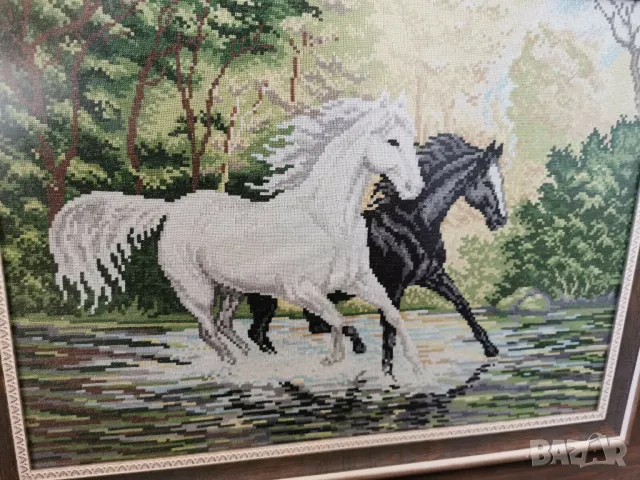 красив стар гоблен, снимка 2 - Гоблени - 49242443