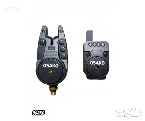 Сигнализатори OSAKO Carp CF04 комплект 3+1+1 и 4+1+1 с лампа, снимка 3 - Такъми - 54225936
