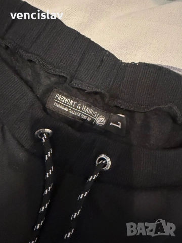 Черно спортно долнище, снимка 2 - Спортни дрехи, екипи - 52422983