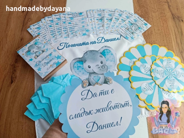 Украса за бебешка погача на тема по избор. , снимка 5 - Други - 50672628