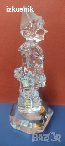 Антикварен кристален Пинокио от BAVARIA, снимка 6 - Колекции - 52482690