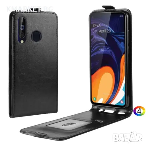 Samsung Galaxy A60 Flip3 Кожен Калъф и Скрийн Протектор, снимка 5 - Калъфи, кейсове - 48392056