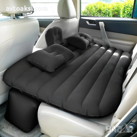 Легло за кола, Надуваем Матрак за задни седалки+ електрическа помпа