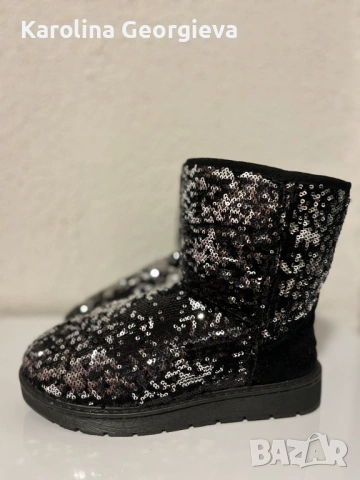 Short Chunky Boots BLACK EU 39, снимка 2 - Дамски боти - 53023367