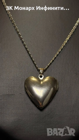 Сребърно колие, снимка 3 - Колиета, медальони, синджири - 51077974