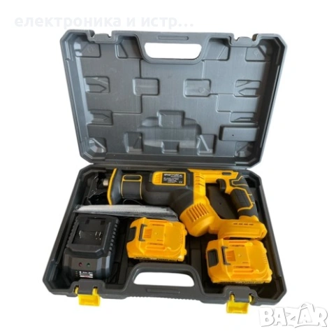 Саблен трион KrafTRoyal, Акумулаторен, 2 батерии, 36V, 8000m , снимка 2 - Триони и циркуляри - 53186363