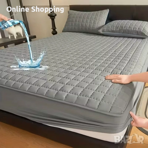 Водонепромокаем протектор за матрак, водоустойчив протектори за матраци в различни размери, снимка 3 - Матраци - 53037989