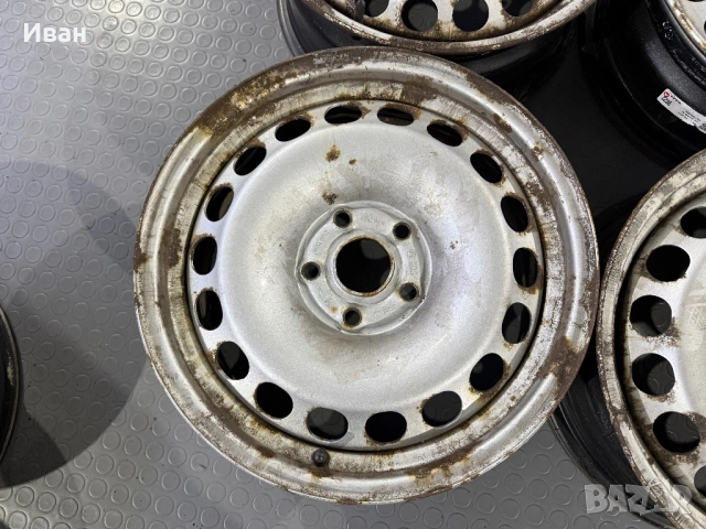 46р. Железни 16" Джанти 5х112 за -VW/AUDI/SKODA/VAG-6.5Jx16H2, ET33, снимка 5 - Гуми и джанти - 53933689