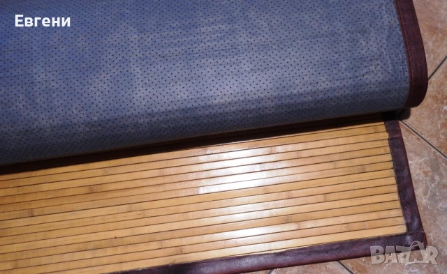 Килим 178 х 120 см. в стил „Рустик” от тънки бамбукови летвички, снимка 5 - Килими - 53029491