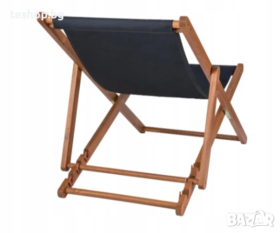 Дървен шезлонг Sansibar тъмно син или розов ПРОМОЦИЯ!, снимка 3 - Градински мебели, декорация  - 51380061