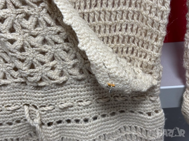 Единствена! Втора няма! Рокля плетена на 1 кука-ръчна изработка, снимка 7 - Рокли - 54080926