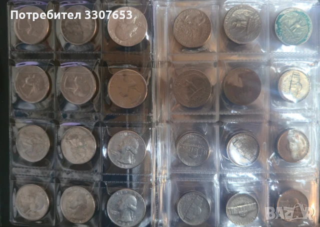 монети САЩ 120 бр, снимка 2 - Нумизматика и бонистика - 50794245