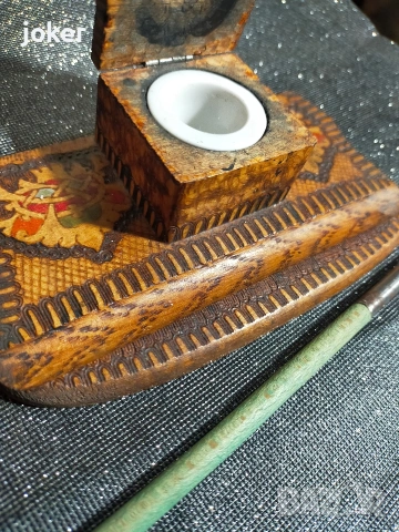 дървен декоративен предмет, снимка 2 - Други ценни предмети - 54117871